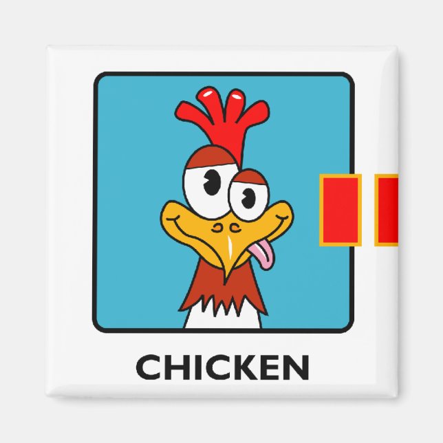 Imán ¿Por Qué El Pollo? 1 de 3) (Frente)