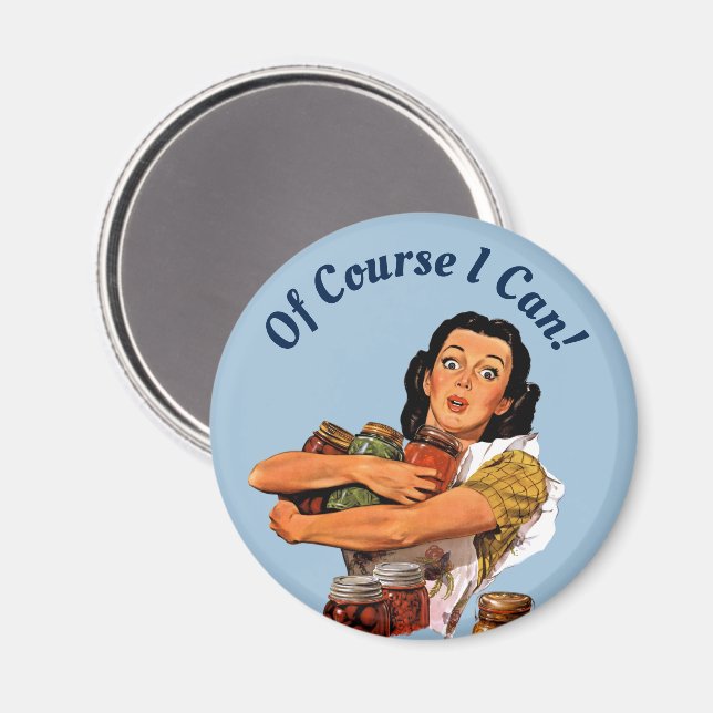 Imán Por Supuesto Que Puedo Magnetear (Anverso/Reverso)