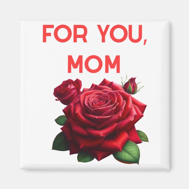 Imán Por Tu Mamá Magnet (Frente)