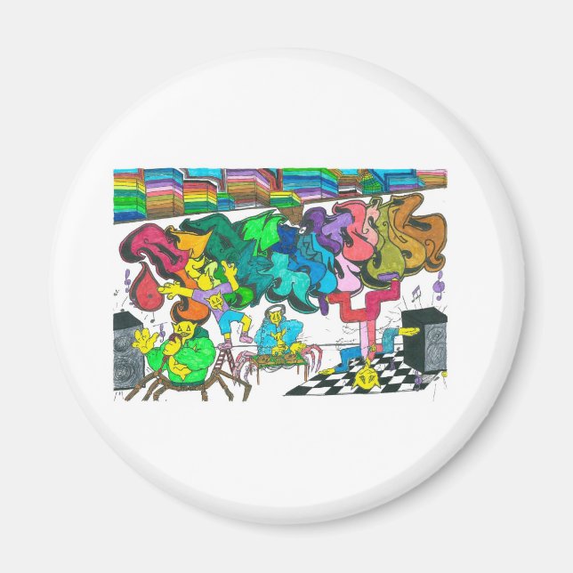 Imán PorcentajeHipHop (Frente)