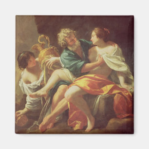 Imán Porción y sus hijas, c.1630 (aceite en lona)