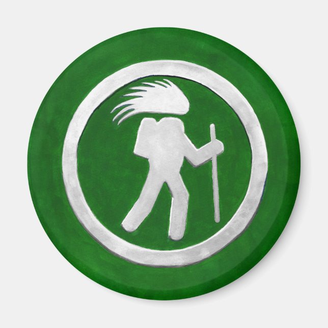 Imán Porcupine Trail Marker (Frente)