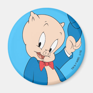 Imán Porky Pig   Gorra de ondeo