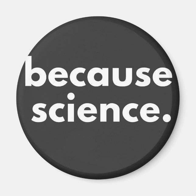 Imán Porque la ciencia (Frente)