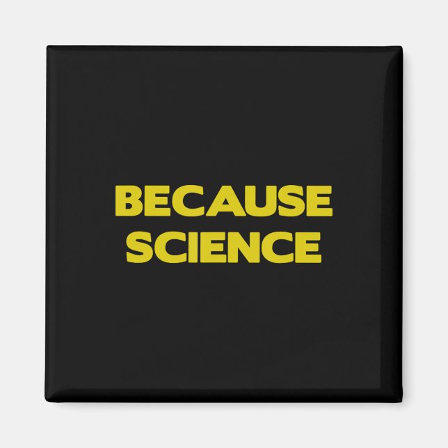 Imán Porque la ciencia terrestre enseña al profesor cli (Frente)