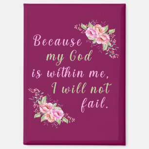 Imán Porque Mi Dios Está En Mi (Vino)