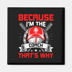 Imán Porque soy el entrenador por eso vende entrenador