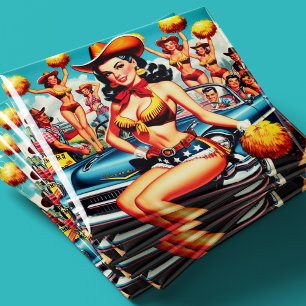 Imán Porristra country de pin-up