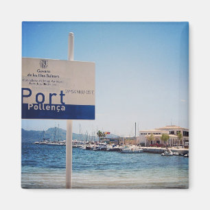 Imán Port de Pollensa, mallorquín Magnet