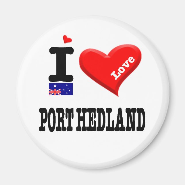 Imán PORT HEDLAND - Amo (Frente)