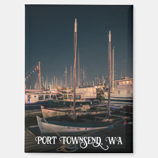 Imán Port Townsend, Washington De Noche
