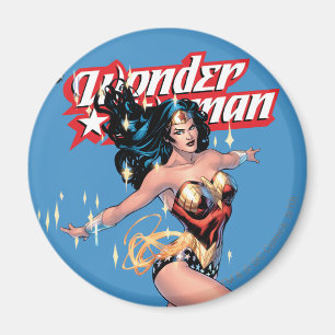 Imán Portada cómica de mujer maravilla