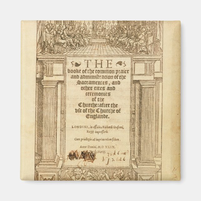 Imán Portada de 'El libro de la oración común' (Frente)