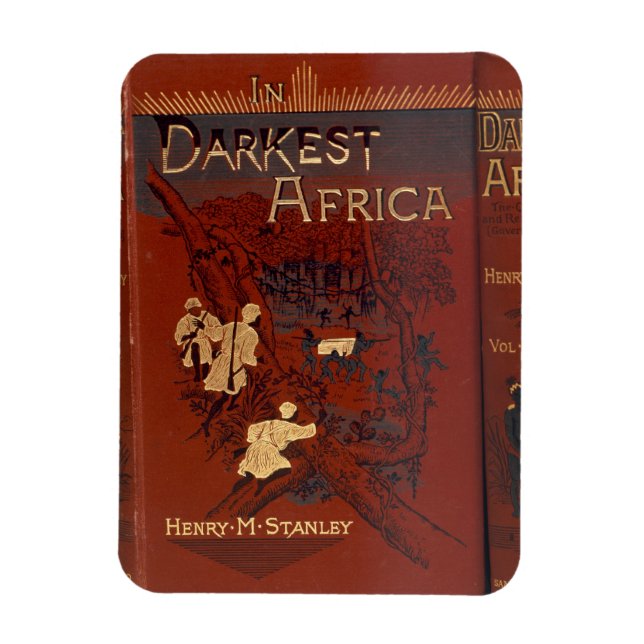 Imán Portada de 'In Darkest Africa: o The Quest, Rescue (Vertical)