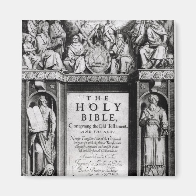 Imán Portada de la 'Biblia Santa' (Frente)