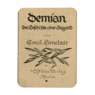 Imán Portada de la primera edición de Demian (1919)