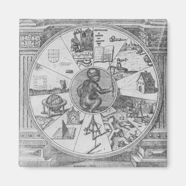 Imán Portada de la Utriusque de Robert Fludd (Frente)