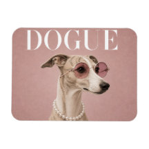 Portada de perra Whippet rosa