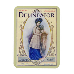 Imán Portada de revista de Edwardian del vintage