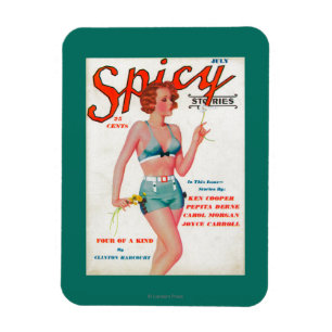 Imán Portada de Spicy Magazine