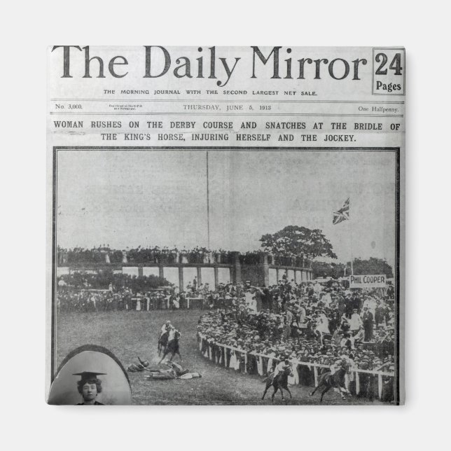 Imán Portada de 'The Daily Mirror' (Frente)
