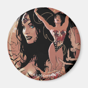 Imán Portada del cómic de la mujer maravilla #150: triu