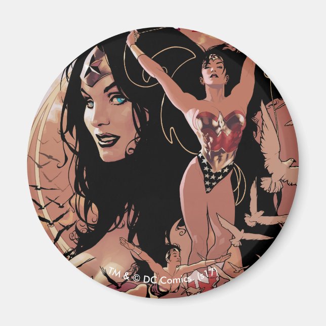 Imán Portada del cómic de la mujer maravilla #150: triu (Frente)