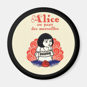 Imán Portada del libro Alicia Francesa