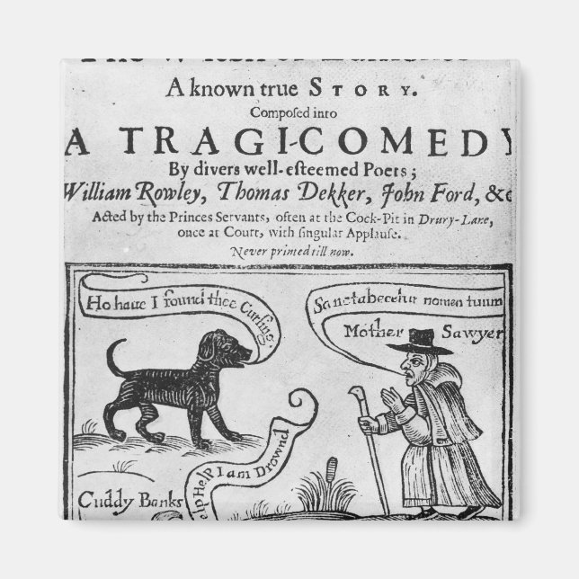 Imán Portada "La bruja de Edmonton (Frente)