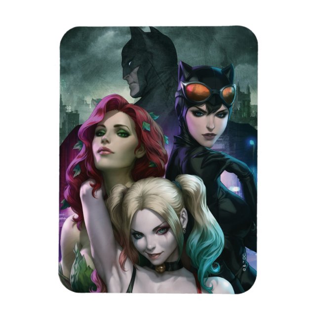 Imán Portada Variante de Sirenas de la Ciudad de Gotham (Vertical)