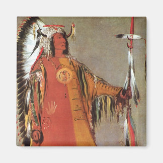 Imán Portait del jefe indio Mato-Tope de George Catlin