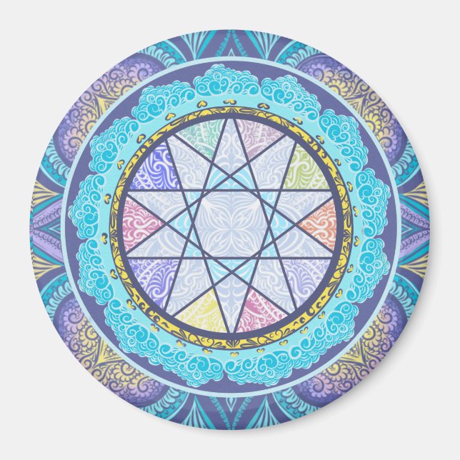 Imán Portal de geometría celeste (Frente)