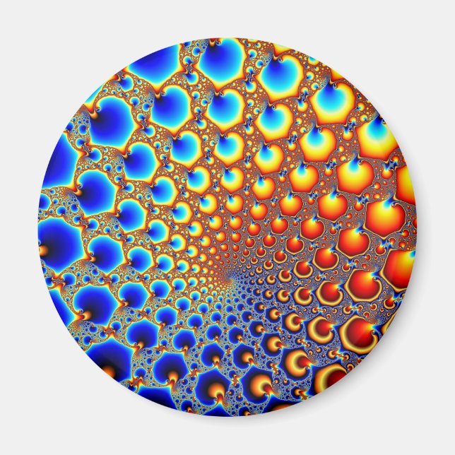 Imán Portal hipnótico - Fractal (Frente)