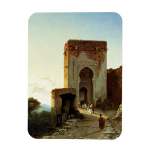 Imán Porte de Justice, Alhambra, Granada (aceite en