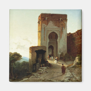 Imán Porte de Justice, Alhambra, Granada (aceite en