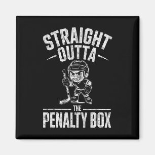 Imán Portero de hockey sobre hielo Niño salido directam