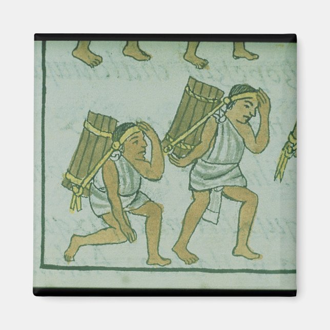 Imán Porteros aztecos, del 'Codex Florentino' (Frente)