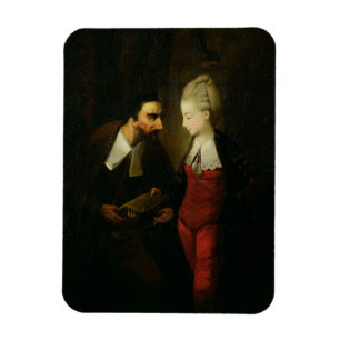 Imán Portia y Shylock "del comerciante de Venecia" A