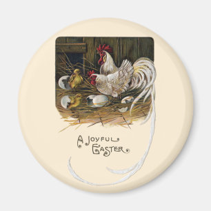 Imán Portilla de los polluelos en el vintage Pascua de