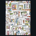 Imán Portland-Abstracto Geométrico Caprichoso Acuarela<br><div class="desc">Portland-Imán Caprichoso Con Arte De Acuarela Geométrica Abstracta Pintada A Mano</div>