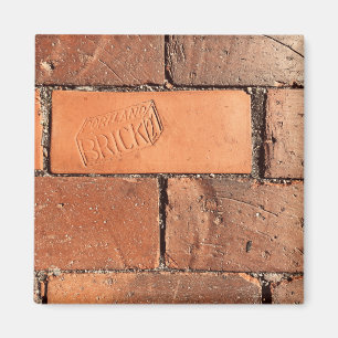 Imán portland brick sidewalk
