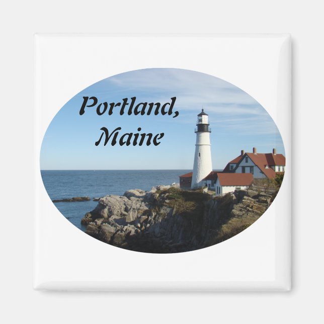 Imán Portland Head Lighthouse Maine (Frente)