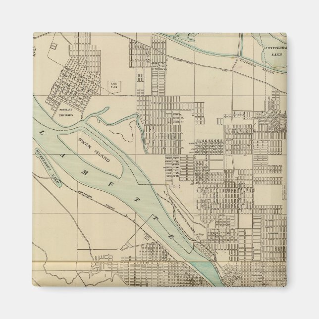 Imán Portland, O (Frente)