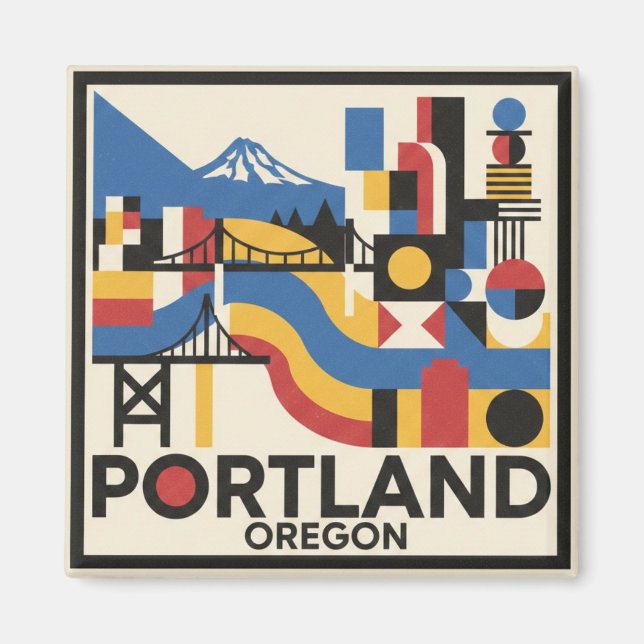 Imán Portland Oregón (Frente)