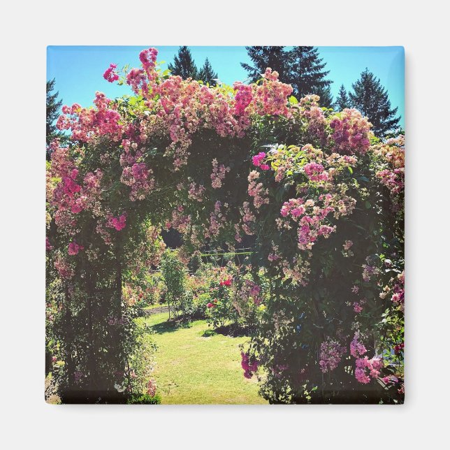 Imán Portland Rosa Garden, OR (Frente)