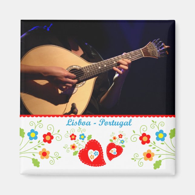 Imán Portugal en fotos - La guitarra portuguesa del fad (Frente)