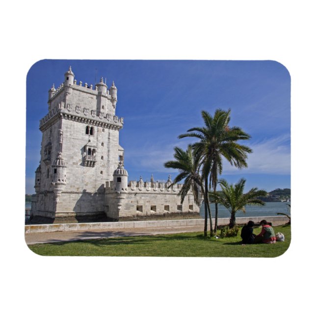 Imán Portugal, Lisboa. Torre Belem, un mundo de la UNES (Horizontal)