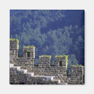 Imán Portugal, Obidos. Escaleras junto a murallas almen