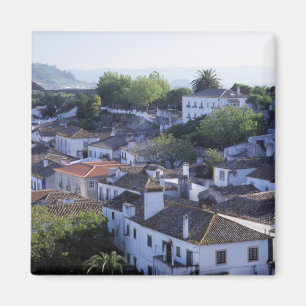 Imán Portugal, Obidos. Vista elevada de encaladas