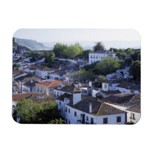 Imán Portugal, Obidos. Vista elevada de encaladas